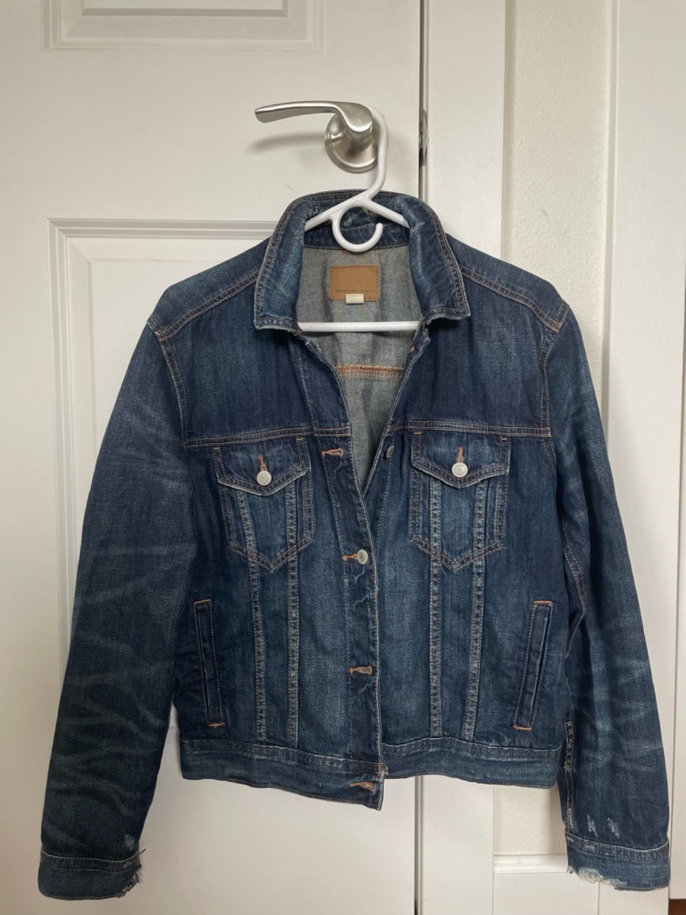 American Eagle Outfitters Dark Blue Denim Jacket